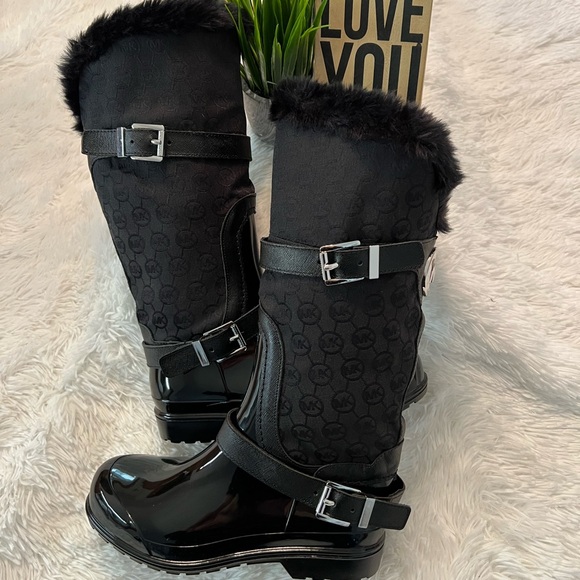 Michael Kors Fulton Rain Boots - EXCELLENT LIKE NEW CONDITION! - Picture 2 of 14